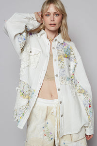POL Star Dream Patchwork Boho chic Top