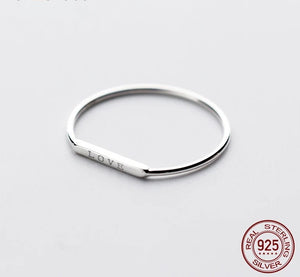 Love Ring Sterling Silver 925