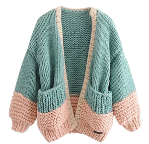 Boho Puff Pocket Cardigan