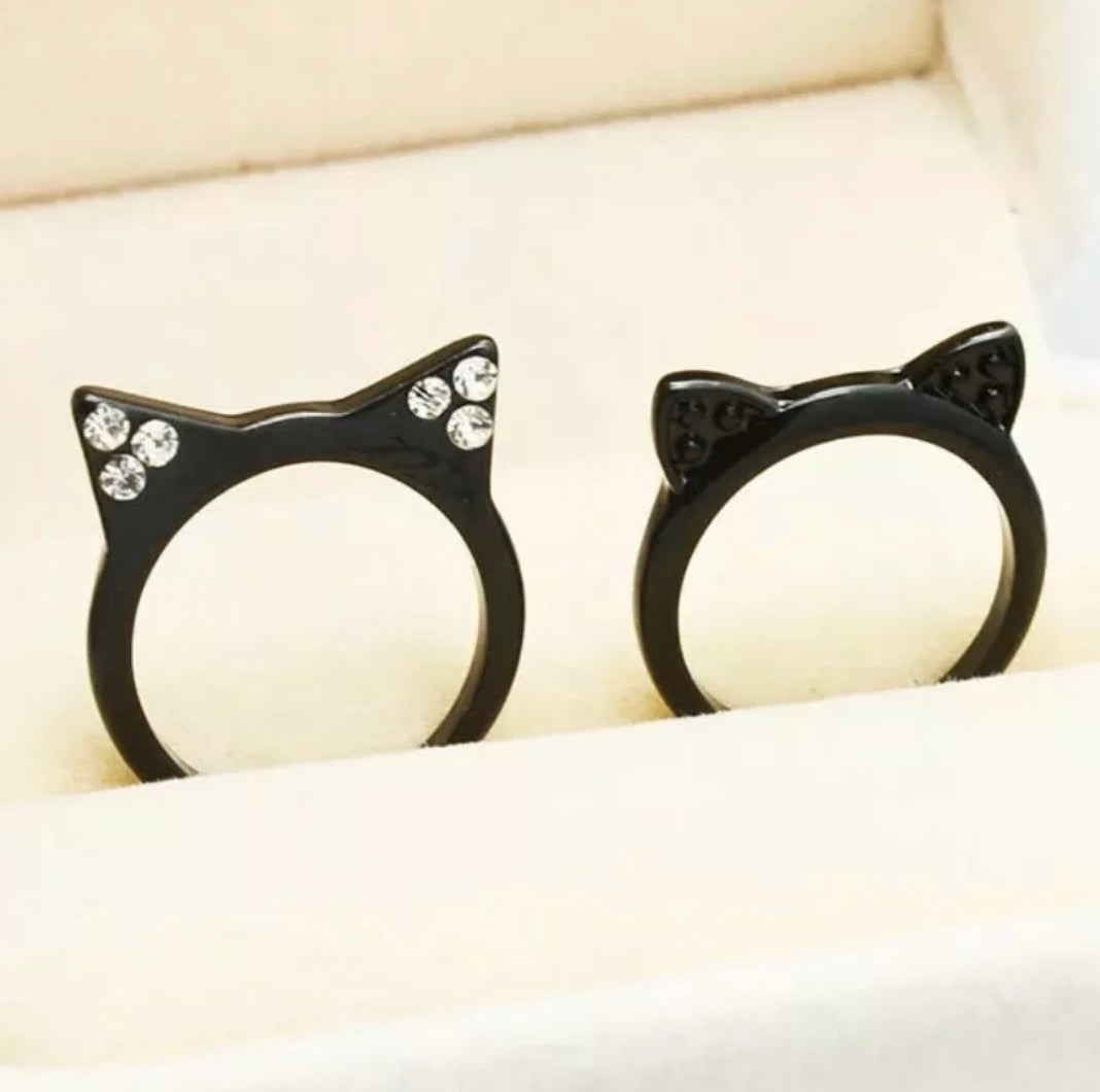 Kitty Cat Ear Ring