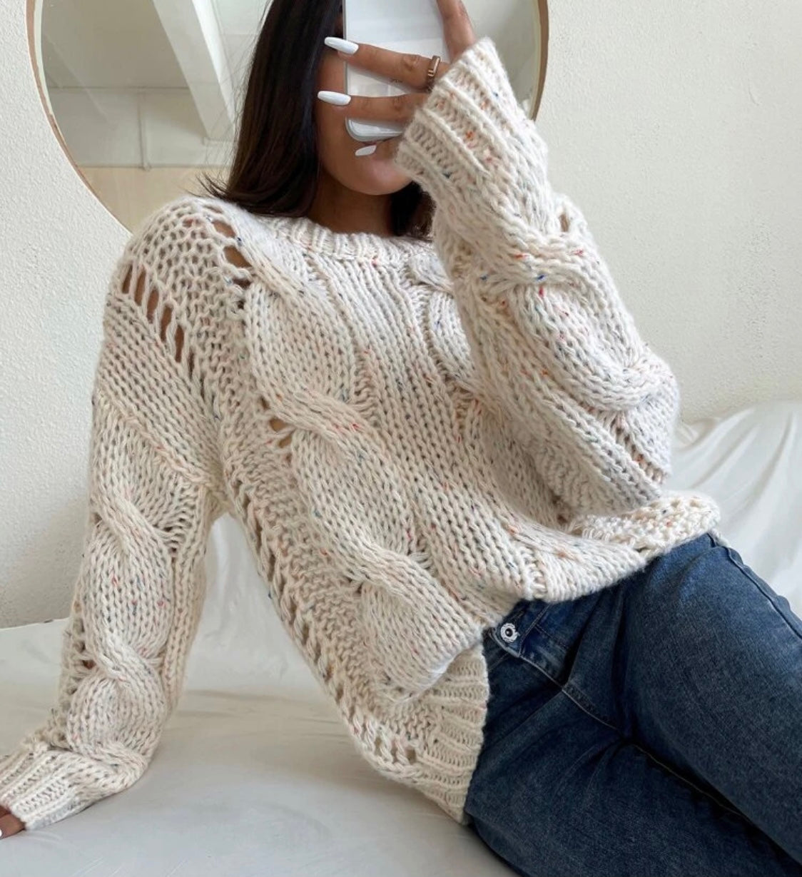 Chunky Twist Sweater