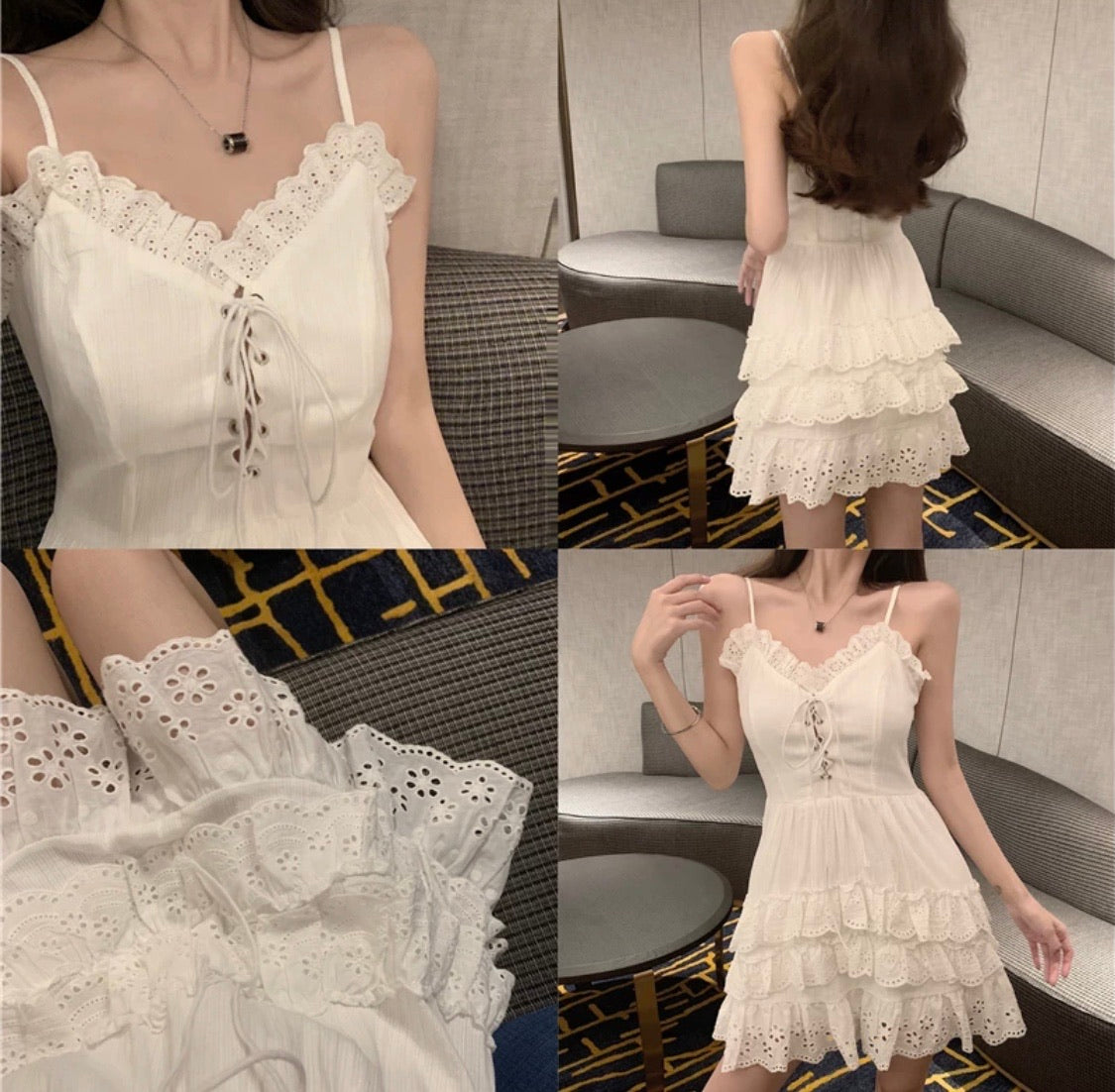 Lolita Ruffle Lace Dress