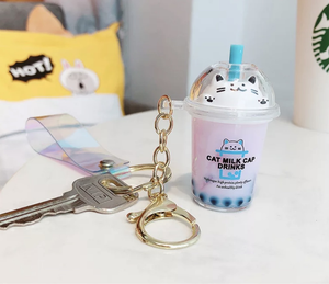 Bubble Tea keychain Boba Kawaii