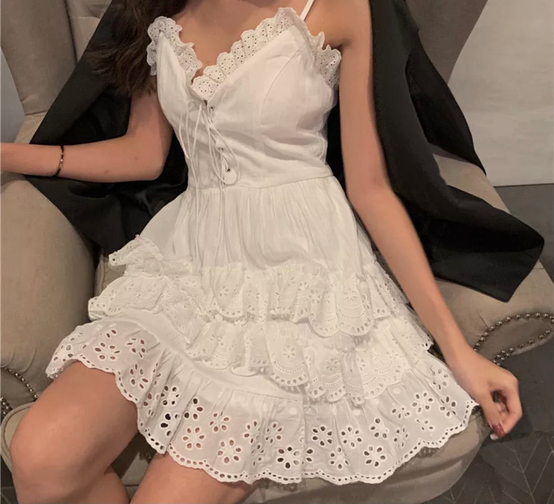 Lolita Ruffle Lace Dress