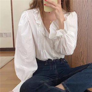 Sweet Ruffles Bell Blouse