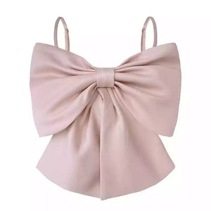 Blushy Bow Crop Top