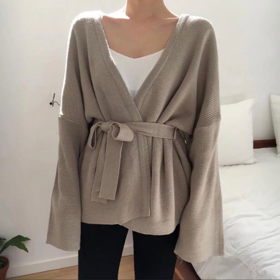 cardigan sweater khaki bat wing womens clothing 