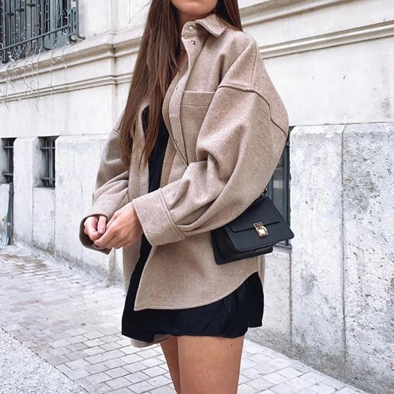 Camel Pocket Coat