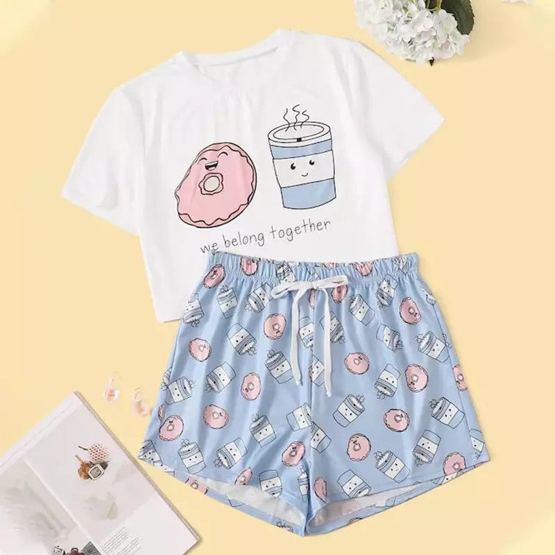 Pajama 2PC Set Cute Cartoon