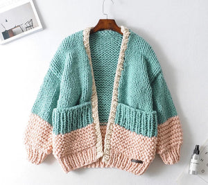 Boho Puff Pocket Cardigan