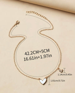 Heart Double Love Necklace