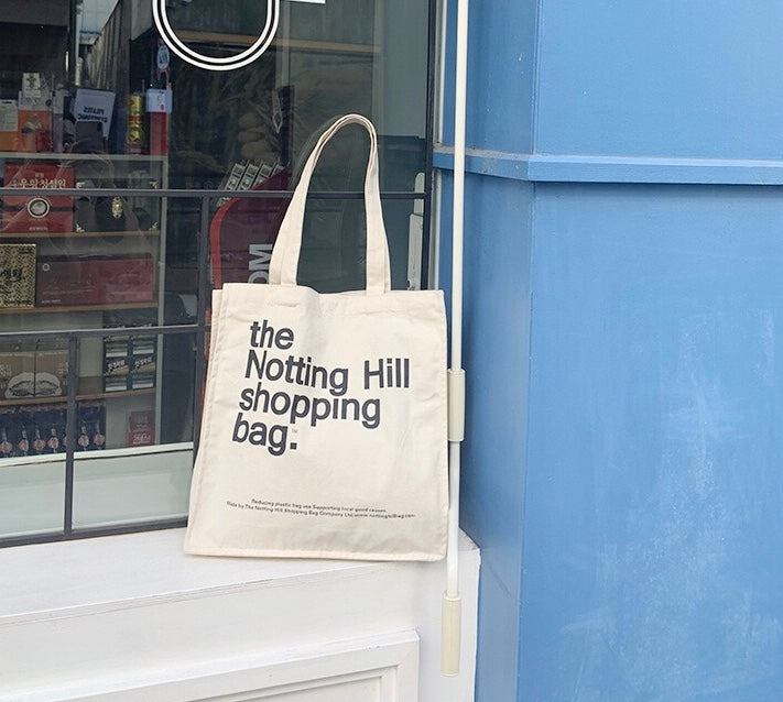 Notting Hill Canvas Tote Bag ReminisceMe Notting Hill Canvas Tote Bag ReminisceMe