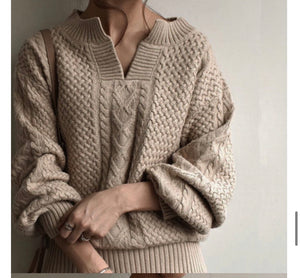 Twist braid Sweater