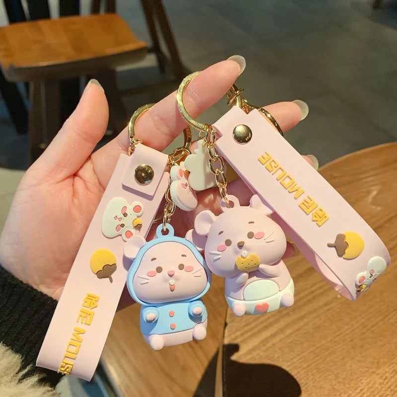 Mouse Cookie Keychain