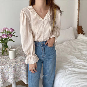 Sweet Ruffles Bell Blouse