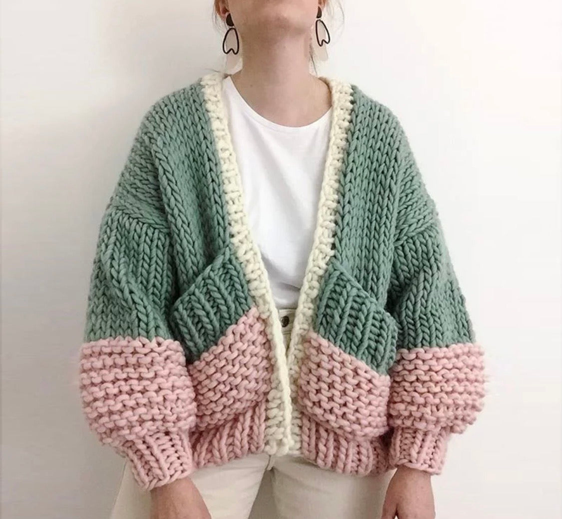 Boho Puff Pocket Cardigan