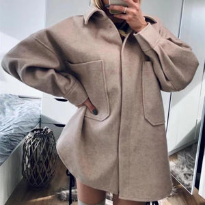 Camel Pocket Coat