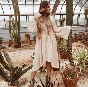 Boho Embroidery Free My Soul Dress