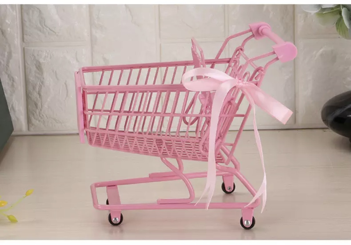 Pink Love Shopping Cart