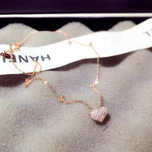 Forever Love Necklace Rose Gold