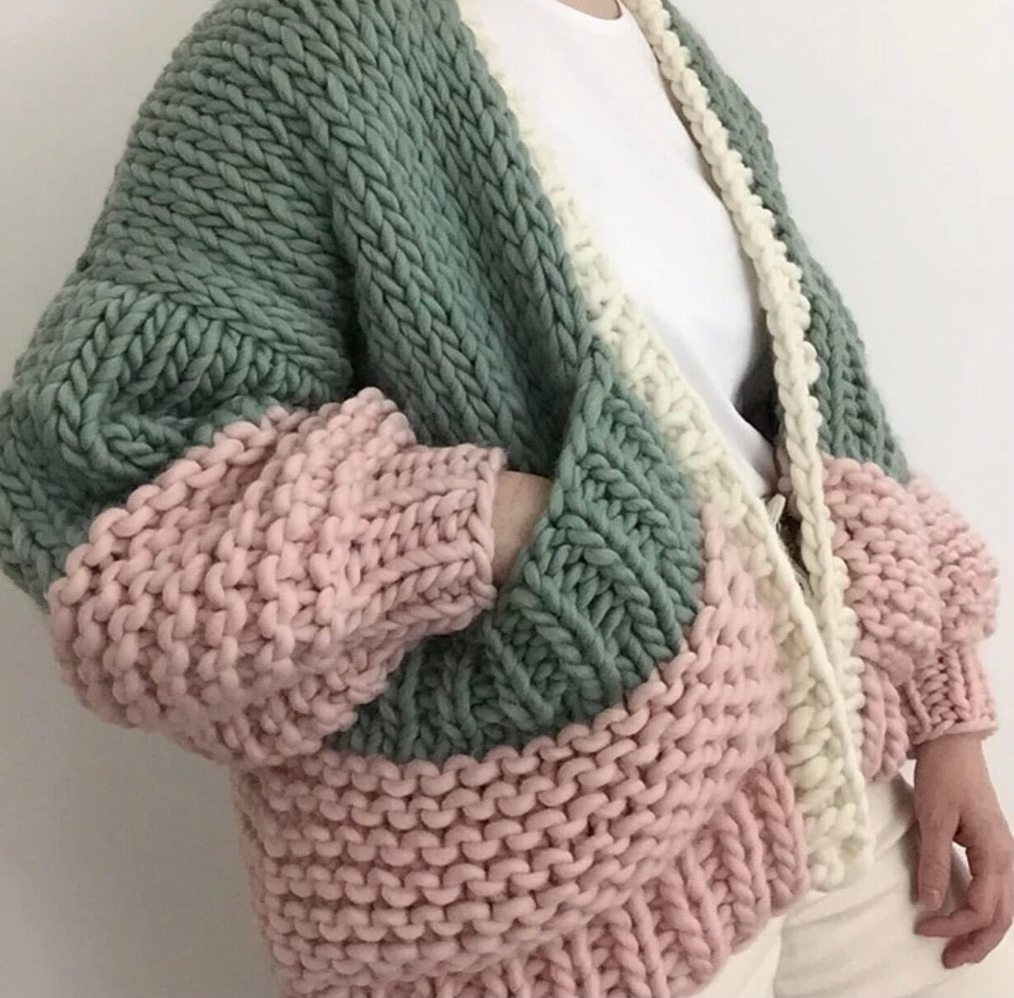 Boho Puff Pocket Cardigan