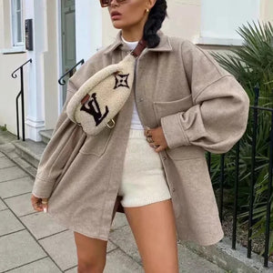 Camel Pocket Coat