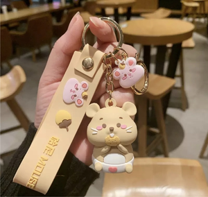 Mouse Cookie Keychain