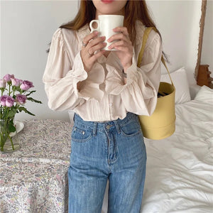 Sweet Ruffles Bell Blouse