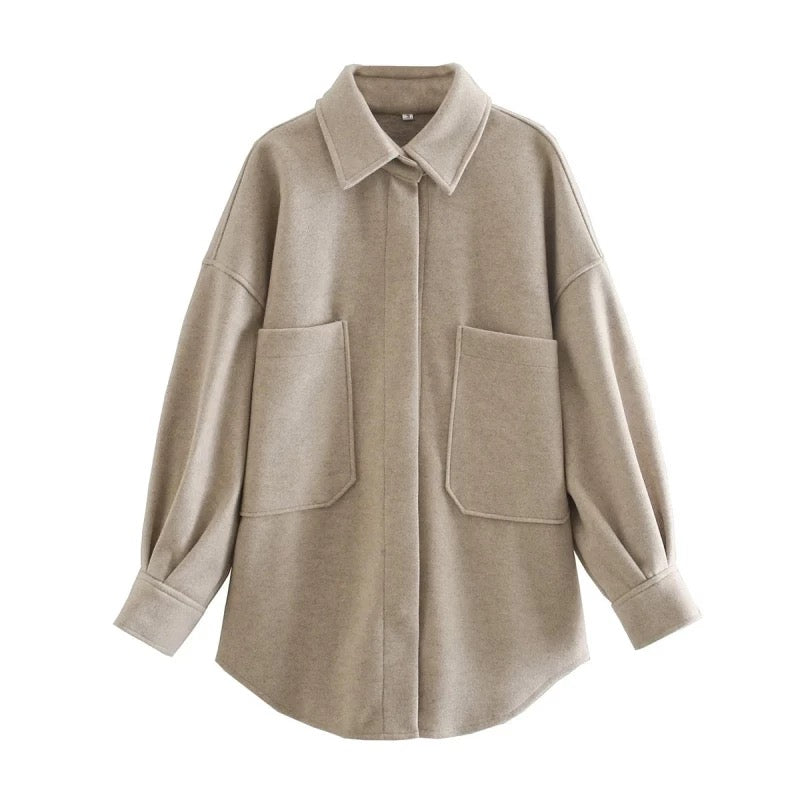 Camel Pocket Coat