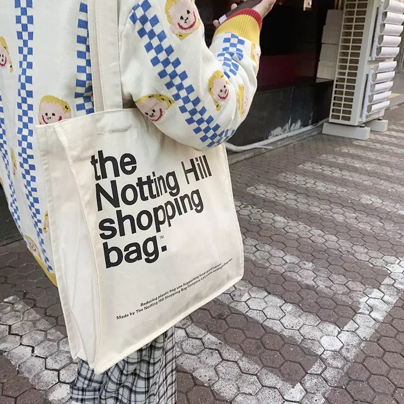 Notting Hill Canvas Tote Bag