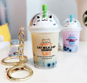 Bubble Tea keychain Boba Kawaii