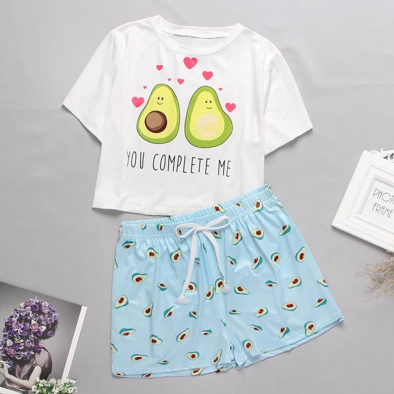 Pajama 2PC Set Cute Cartoon