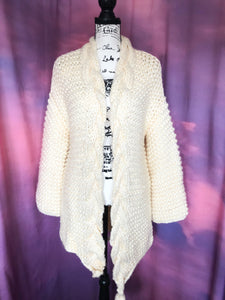 Chunky Love Cardigan Braid Sweater