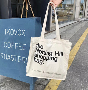 Notting Hill Canvas Tote Bag