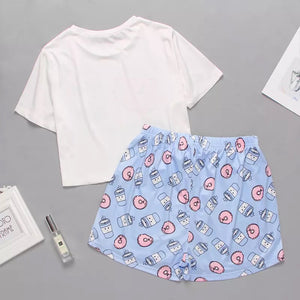 Pajama 2PC Set Cute Cartoon