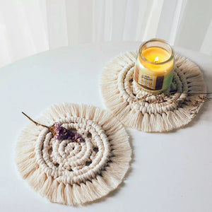 Bohemian Coaster Braid Decor Mat