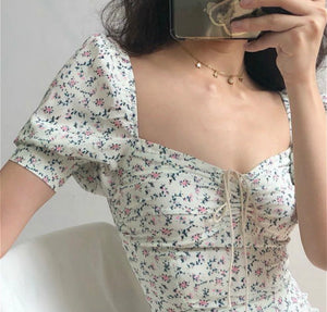 Floral Puff Graceful Sundress