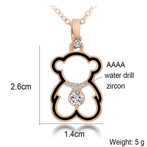 Cubic Bear Necklace