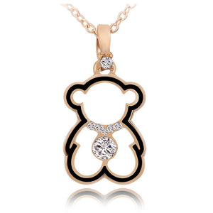 Cubic Bear Necklace